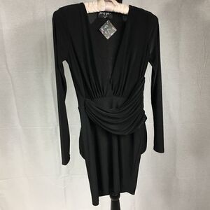 Nasty Girl black NWT long sleeved X Small v neck